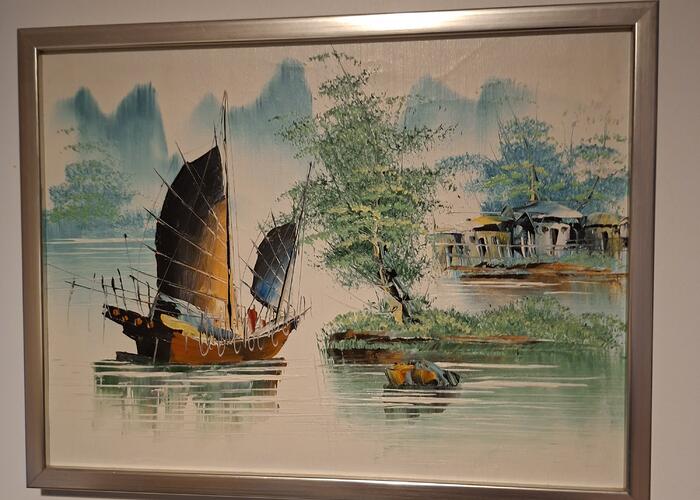 Grajewo ogłoszenia: Sprzedam malowany obraz wym 32 na 42cm